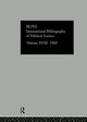 Book cover of: IBSS: Political Science: 1969 Volume 18. By: International C