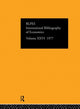 Book cover of: IBSS: Economics: 1977 Volume 26. By: International C