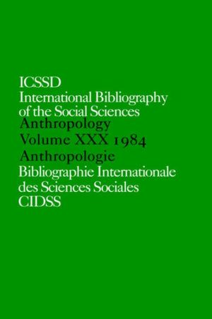 IBSS: Anthropology: 1984 Vol 30