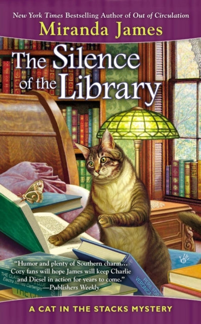 Book cover of: Silence of the Library. By: Miranda James