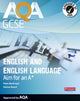 Book cover of: AQA GCSE English and English Language Student Book: Aim for an A*. By: Peter Buckroyd
