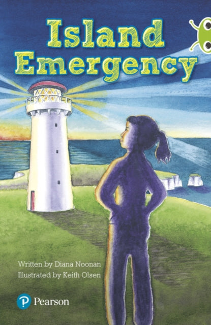 Book cover of: Bug Club Lime Plus B Island Emergency. By: Diana Noonan