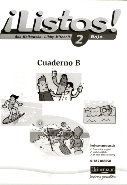 Listos! 2 Rojo Workbook (Pack of 8)