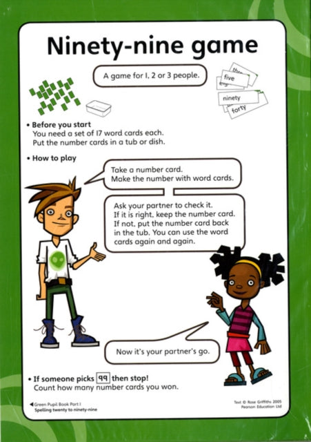 Book cover of: Rapid Maths: Stage 3 Games Pack. By: Rose Griffiths