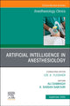 Book cover of: Artificial Intelligence in Anesthesiology, An Issue of Anesthesiology Clinics
