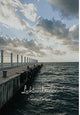 Book cover of: Lichtundmeer. By: Carolin Fischer