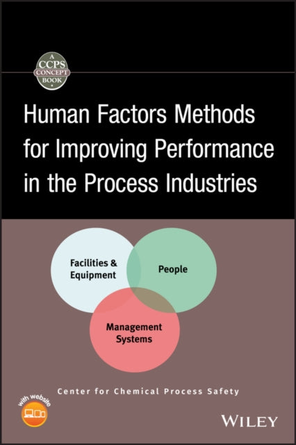 Book cover of: Human Factors Methods for Improving Performance in the Process Industries. By: Center for Chemical Process Safety (CCPS)