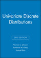 Book cover of: Univariate Discrete Distributions, 3e Set. By: Norman L. Johnson