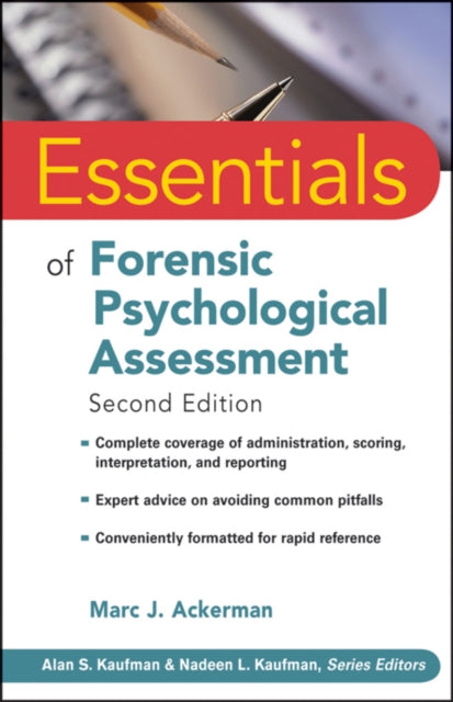 Book cover of: Essentials of Forensic Psychological Assessment. By: Marc J. Ackerman