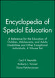 Book cover of: Encyclopedia of Special Education, 4 Volume Set. By: Cecil R. Reynolds