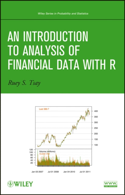 Book cover of: Introduction to Analysis of Financial Data with R. By: Ruey S. Tsay
