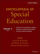 Book cover of: Encyclopedia of Special Education, Volume 3
