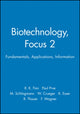 Book cover of: Biotechnology, Focus 2