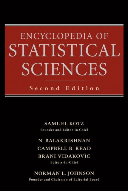 Book cover of: Encyclopedia of Statistical Sciences, 16 Volume Set
