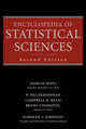 Book cover of: Encyclopedia of Statistical Sciences, 16 Volume Set