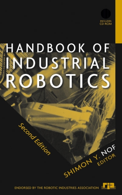 Book cover of: Handbook of Industrial Robotics. By: Shimon Y. Nof