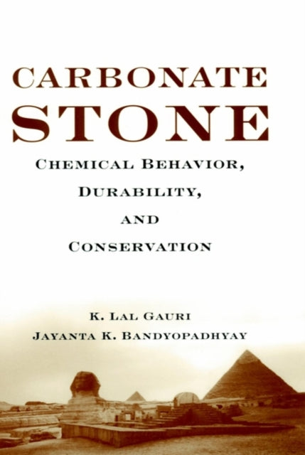 Book cover of: Carbonate Stone. By: K. Lal Gauri