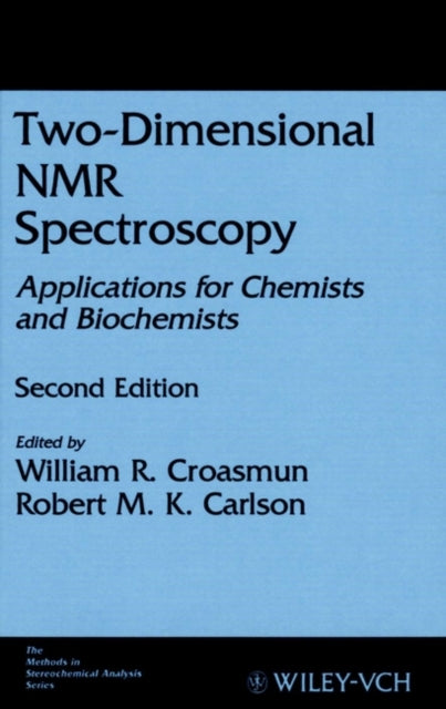 Book cover of: Two-Dimensional NMR Spectroscopy