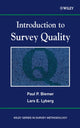 Book cover of: Introduction to Survey Quality