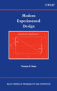 Book cover of: Modern Experimental Design. By: Thomas P. Ryan