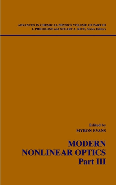 Book cover of: Modern Nonlinear Optics, Volume 119, Part 3