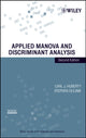 Book cover of: Applied MANOVA and Discriminant Analysis. By: Carl J. Huberty