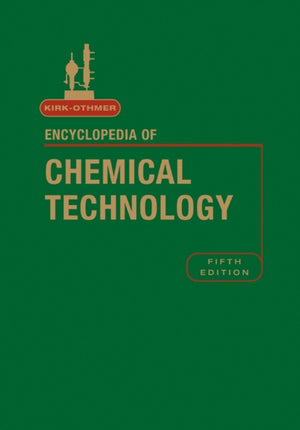 Kirk-Othmer Encyclopedia of Chemical Technology, Index to Volumes 1 - 26