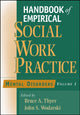 Book cover of: Handbook of Empirical Social Work Practice, Volume 1