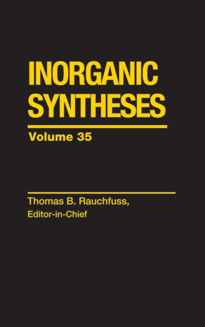 Book cover of: Inorganic Syntheses, Volume 35. By: Al Sattelberger