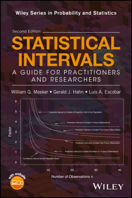 Book cover of: Statistical Intervals. By: William Q. Meeker