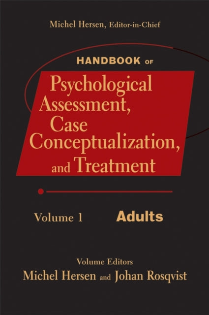 Book cover of: Handbook of Psychological Assessment, Case Conceptualization, and Treatment, Volume 1
