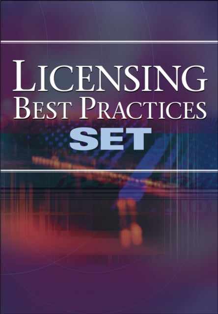 Book cover of: Licensing Best Practices Set. By: Robert Goldscheider