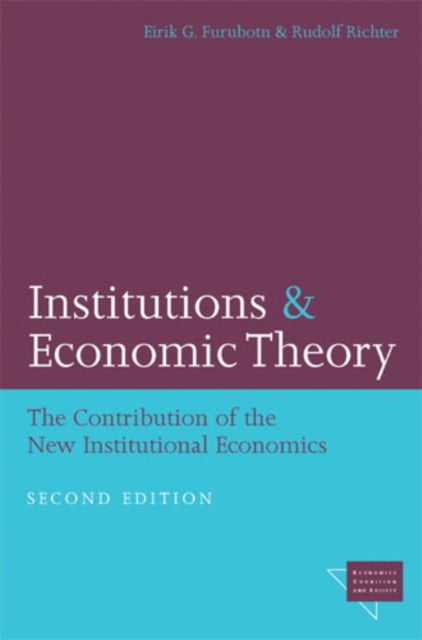 Book cover of: Institutions and Economic Theory