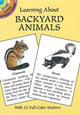 Book cover of: Learning About Backyard Animals. By: Sy Barlowe