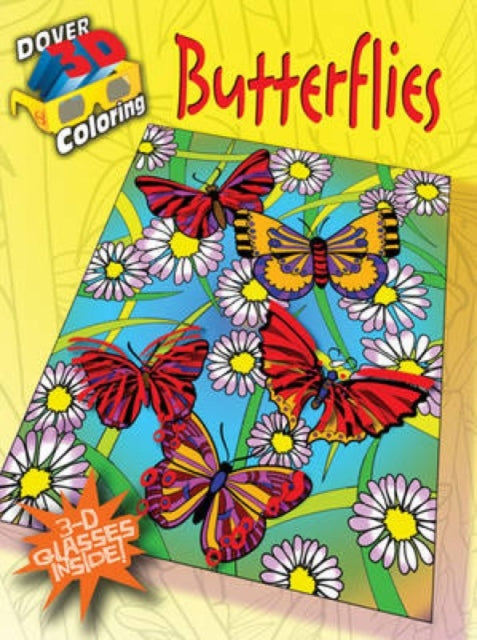 Book cover of: 3-D Coloring Book - Butterflies