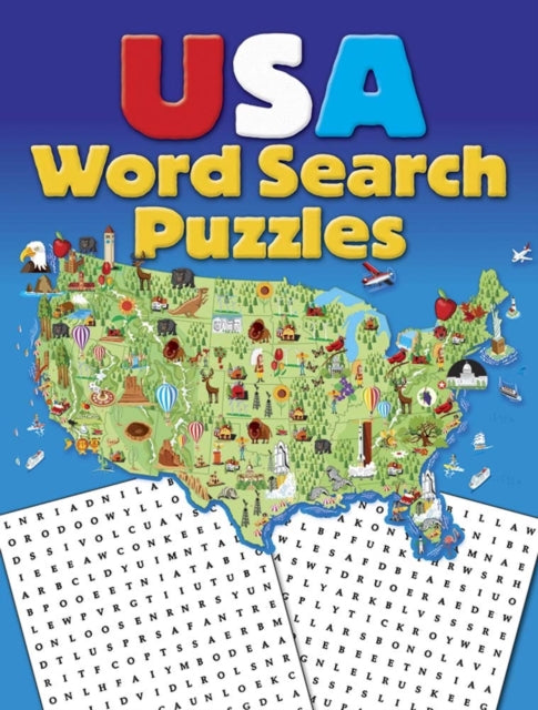 Book cover of: USA Word Search Puzzles. By: Ilene J. Rattiner