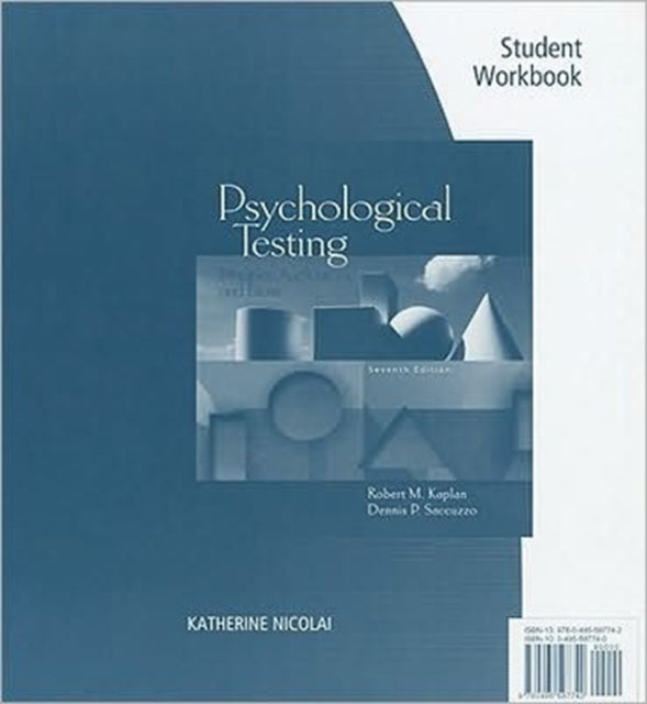 Student Workbook for Kaplan/Saccuzzo's Psychological Testing ...