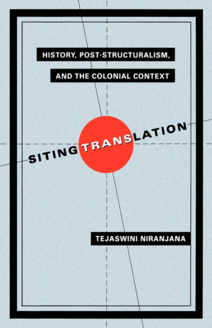 Book cover of: Siting Translation