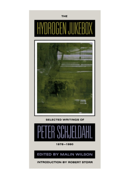 Book cover of: Hydrogen Jukebox. By: Peter Schjeldahl