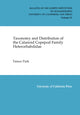 Book cover of: Taxonomy and Distribution of the Calanoid Copepod Family Heterorhabdidae. By: Taisoo Park