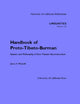 Book cover of: Handbook of Proto-Tibeto-Burman