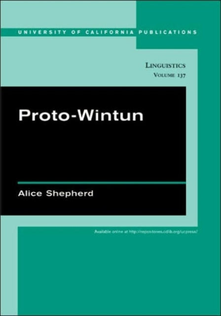 Book cover of: Proto-Wintun