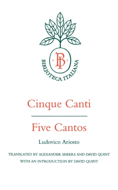 Book cover of: Cinque Canti / Five Cantos. By: Lodovico Ariosto
