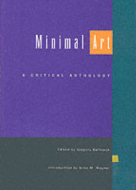 Book cover of: Minimal Art. By: Gregory Battcock