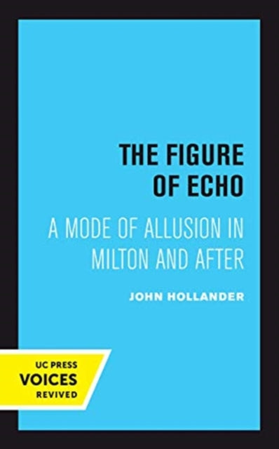 Book cover of: Figure of Echo. By: John Hollander
