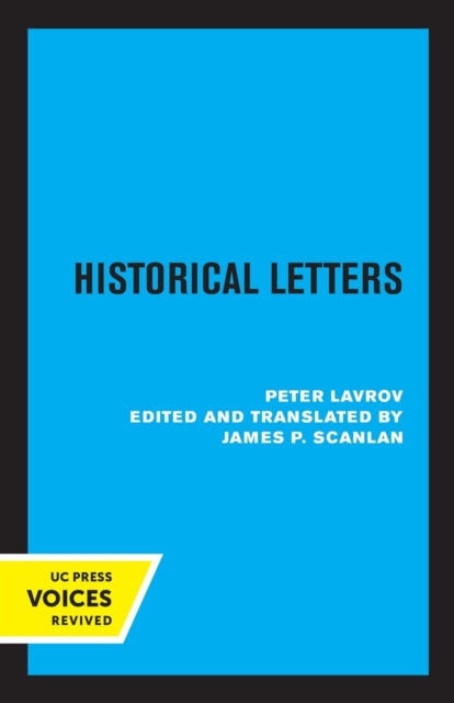 Book cover of: Historical Letters. By: Peter Lavrov