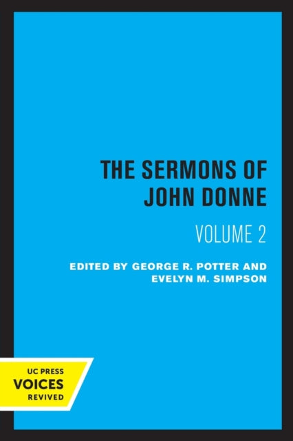 Book cover of: Sermons of John Donne, Volume II. By: John Donne