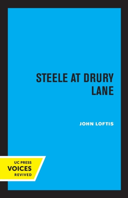 Book cover of: Steele at Drury Lane. By: John Loftis