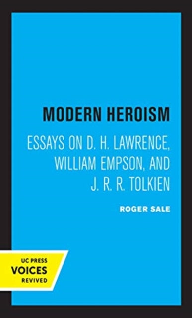 Book cover of: Modern Heroism. By: Roger Sale
