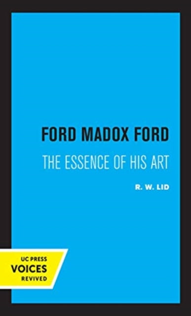 Book cover of: Ford Madox Ford. By: R. W. Lid